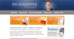 Desktop Screenshot of jimslaughter.com